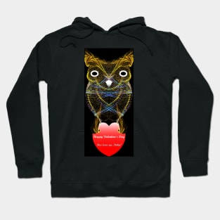 Hoo Loves Ya, Baby?  Hearty Owl Hoodie